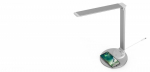 Stalinis &scaron;viestuvas su belaidžiu įkrovikliu ir USB jungtimi, 9W, TaoTronics TT-DL069, sidabrinės spalvos