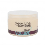 Maitinamoji, plaukus apsauganti kaukė su &scaron;ilko ekstraktu Stapiz Sleek Line Volume 250 ml