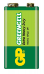 Cinko-chlorido baterija 9V GP Greencell, 1 vnt.