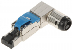 TP-Link SHIELDED ANGULAR MODULAR PLUG RJ45/FTP6A-HAND-KAT