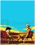 Tapyba pagal skaičius Rick and Morty Breaking bad, 30x40