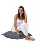 Sėdmai&scaron;is Cushion Pouf, pilkas