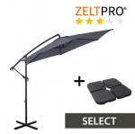 Lauko skėtis su padu Select Zeltpro, pilkas