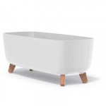 Gėlių vazonas Prosperplast Gracia Case DGCL600-S449, baltas