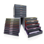 Stovas dokumentams su stalčiais Durable Varicolor&reg; 10