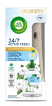 Air Wick automatinis oro gaiviklis su prietaisu ir medvilnės žiedų kvapo užpildu, 228 ml