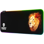 RGB LED žaidimų pelės kilimėlis 80 x 30 cm liūtas