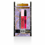 Rinkinys NYX Vegan Sweet Glam: blakstienų tu&scaron;as, 10 ml + akių pravedimas, 1 ml + lūpų dažai, 4 ml