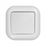 Viengubas įleistinis jungiklis montis white mt055b vienpolis