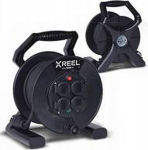 Būgninis prailgintuvas Xreel 30m H05vv-f 3x1,5 Ip44, 4 lizdai