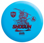 Discgolfas Discmania Shogun Active mėlynas puteris su gilia, rantytą kra&scaron;tą turinčia konstrukcija
