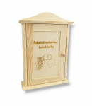Raktinė Nekabink makaronų, kabink raktus, 29x20x6 cm