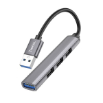 USB &scaron;akotuvas Hoco HB26 4-in-1 USB-A 1xUSB3.0 + 3xUSB2.0