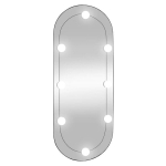 Sieninis veidrodis su LED lemputėmis vidaXL 30x70cm