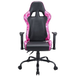 Žaidimų kėdė Subsonic SA5609-PP, juoda/rožinė