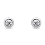 Sidabriniai auskarai su cirkoniu moterims Brilio Silver EA609W sBS2788