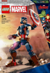 LEGO&reg; Marvel 76258 Kapitono Amerikos minifigūrėlė su skydu, žaislu ir ker&scaron;ytojų puo&scaron;mena