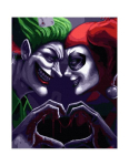 Tapyba pagal skaičius Oh Art! Joker and Harley, 40x50 cm