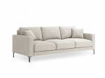 Trivietė sofa Venus, &scaron;v. smėlio spalvos