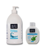 Rankų muilas Jūros vėjas ir Intymios higienos prausiklis Alijo&scaron;ius ir žalioji arbata Rinkinys 2 vnt 1000ml+ 400ml