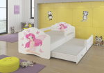 Vaiki&scaron;ka lova ADRK Furniture Casimo II, balta