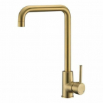 ROUSSEAU Kitchen mixer tap Kiloo - without hand shower - brushed brass