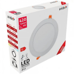 Įmontuojamas LED skydelis 6W, 420lm, 3000K, IP20, 120&deg;