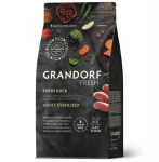 Grandorf Fresh sterilizuotoms katėms ar senjorams su &scaron;viežia antienos mėsa su bulvėmis, 2 kg