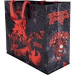 Konix Pirkinių krep&scaron;ys Dungeons & Dragons su monstrų dizainu 40x45x20cm juodas-raudonas