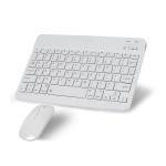 Belaidė &bdquo;Bluetooth&ldquo; klaviatūra, belaidė klaviatūra su pele, itin plona mini klaviatūra, belaidės klaviatūros pelės rinkinys, skirtas &bdquo;iPad&ldquo;, &bdquo;Mac&ldquo;, ne&scaron;iojamajam kompiuteriui, plan&scaron;etiniam kompiuteriui, pavir&scaron;iui, telefonui, &bdquo;Windows&ldquo; / &bdquo;Android&ldquo; / &bdquo;i ...