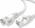 Patchcord montis u/utp 5e rj45 / rj45 25 m baltos spalvos
