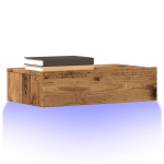 Televizoriaus spintelė su led, medienos, 60x35x15,5cm