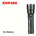 Įkraunamas LED žibintuvėlis su 3 režimais, Žibintuvėlis XHP360