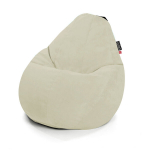 Sėdmai&scaron;is Qubo Comfort 90 Vanille Velvet Fit modernus veliūrinis audinys