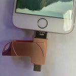 USB laikmena 64GB-1TB Atmintukas iPhone/iPad, USB 3.0, Type-C.,  Rožinis