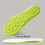 Padidinamieji vidpadžiai sportiniams batams, 1.5 cm,  Baltas pavir&scaron;ius žalias dugnas 1,5 cm