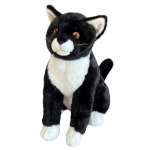 Mink&scaron;tas sėdintis kačiukas pliu&scaron;inis žaislas