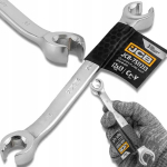 Jcb Atviras žiedinis raktas 12x13 mm Cr-v 6-kampis