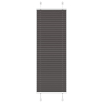 Plisuota žaliuze juoda 45x150 cm audinio plotis 44,4 cm
