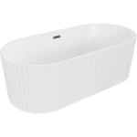 Vonia Mexen Paola, 150 x 75 cm, White matt + Brushed gun gray persipylimas