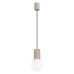 Sollux Lighting pakabinamas &scaron;viestuvas Halo 1, taupe spalvos