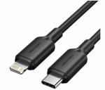 Vention Usb-c į Lightning kabelis 3a 480mbps 1m juodas