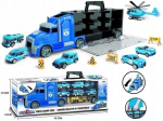 Policijos transporto rinkinys su sunkvežimiu ir transporto priemonėmis
