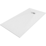 Stačiakampis du&scaron;o padėklas Mexen Hugo SMC, 180 x 80 cm, White+Inox