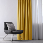 Restilo užuolaida Blackout Mustard, 200x300 cm