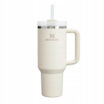 Stanley termosinis puodelis The Quencher H2.0 FlowState, 1.18 L, smėlio spalvos