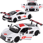 Metalinis sportinis automobilis Audi R8 LMS su &scaron;viesos ir garso efektais