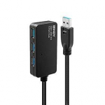 Lindy Usb 3.0 prailgintuvas su 4 prievadais, 10m