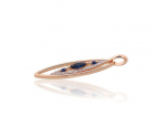 Auksinis pakabukas su deimantais Diamond Sky "Princess Teardrop V"