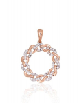Auksinis pakabukas su deimantais Diamond Sky "Omega"